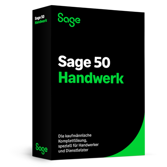 Virtuelle Verpackung Sage 50 Handwerk